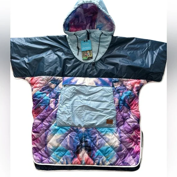 Rumpl NWT The Original Puffy Poncho Daydreamer Size Small/Medium - Picture 2 of 7